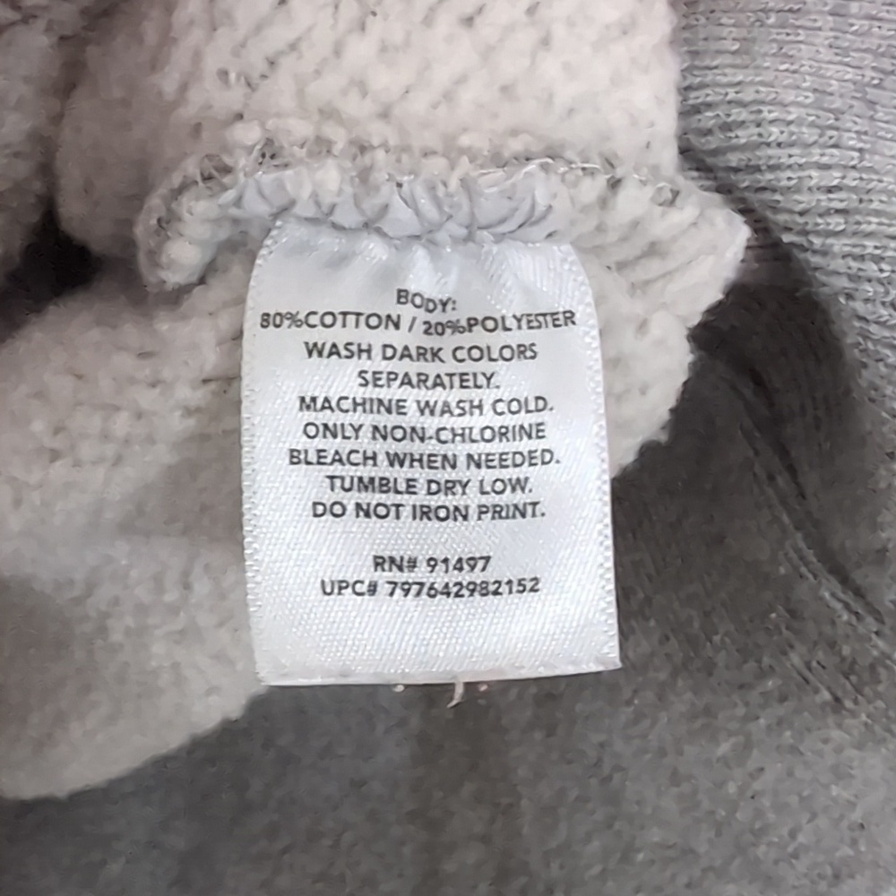 State of Mine Grey Missouri Heavyweight Hooded Sweatshirt Size Medium - Picture 3 of 4